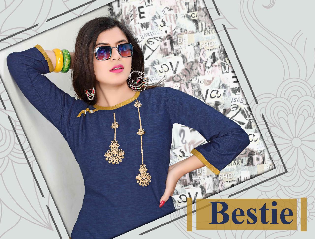 Beauty Queen Bestie Rayon Ethnic Wear Rayon Kurti With Bottom Collection